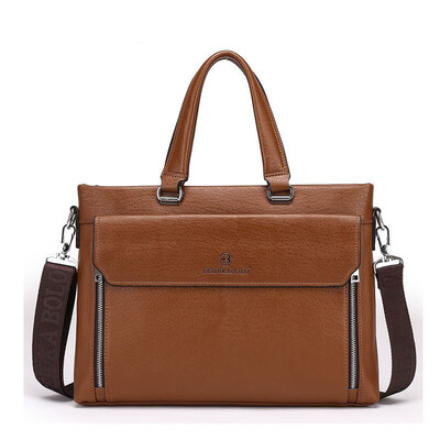 

Mens business laptop bag briefcase cartable cuir homme mens leather briefcase shoulder bag mens handbag B-fdk2169