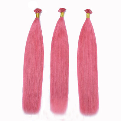 

Beauty Silky Straight Pink 22" U Tip Hair Extensions Human Hair