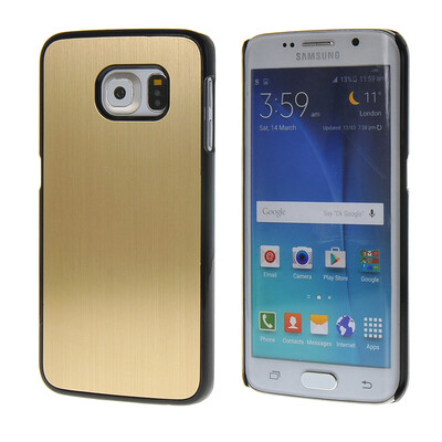 

MOONCASE Мода Матовый алюминий Металл чехол для Samsung Galaxy S6 Edge Золото