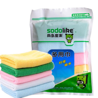 

Jingdong supermarket Shang Island IKEA sodolike ultra-fine fiber wipes special equipment four pieces of cloth do not sticky oil can not fall off