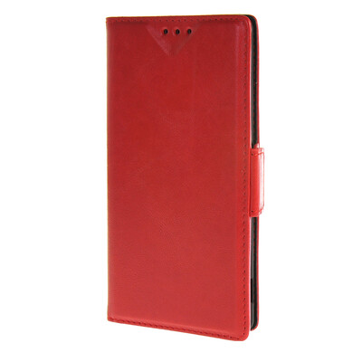 

MOONCASE ЧЕХОЛ ДЛЯ Sony Xperia M4 Aqua Wallet Card Slot with Kickstand Flip Leather Back Red