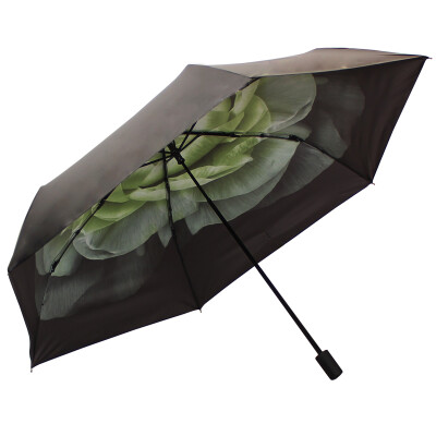 

Jingdong Supermarket] Paradise umbrella UPF50 + carbon fiber ultra-light all-shading black glue in the transfer of three fold sunny umbrella sun umbrella red 30034ELCJ