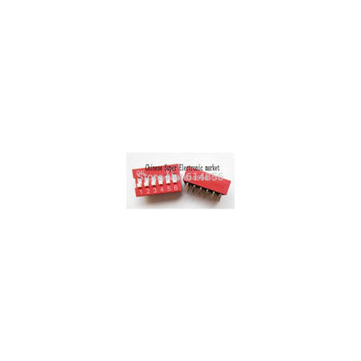 

10PCS 2.54mm DIP Switch 6Pin Flat Dial Switch Toggle Switch 6 way