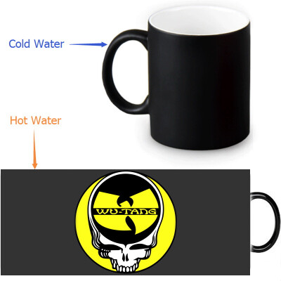 

Wu Tang Clan 350ml/12oz Heat Reveal Mug Color Change Coffee Cup Sensitive Morphing Mugs Magic Mug Milk Tea Cups