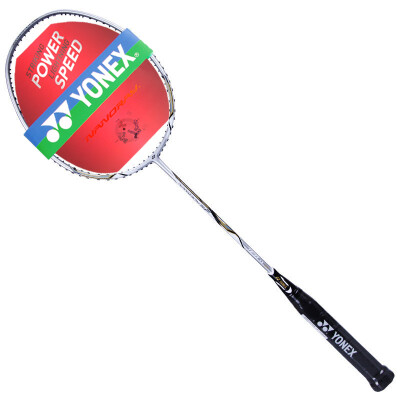 

Yonex YONEX badminton racket 4U full carbon single shot NR-10F silver black or white blue threaded hand gel