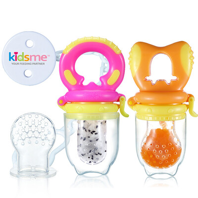 

Kiss me kidsme baby bite set baby fruit food supplement fruit&vegetable music bite bag feeding tool food still partner teeth stick