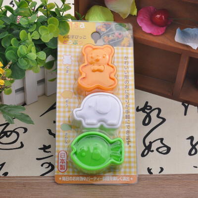 

Jingdong supermarket] thousands of Seiko Seiko small fish bear animal rice balls DIY mold kitchen tools creative lunch 3
