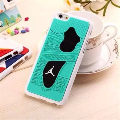 

MITI 3D Иордания подошва ПВХ Резиновые крышка случая для Apple iPhone iPhone6 6 4.7 "Горячая продажа делам Jumpman 15 цветов телефон