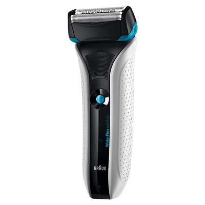 

Braun мокрого и сухого чувство Waterflex вода зарядка возвратно-поступательное движение бритвы красной