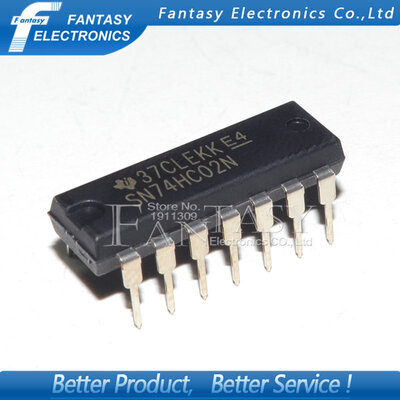 

20PCS SN74HC02N DIP14 SN74HC02 DIP 74HC02N 74HC02 new and original IC free shipping