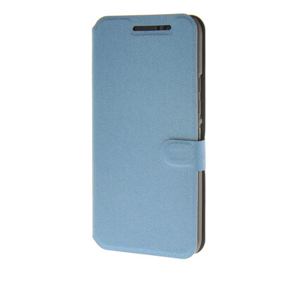 

MOONCASE Ultra thin matte surface Leather Wallet Flip Card Slot Holster Pouch Stand Back Case Cover for HTC One M9 Blue