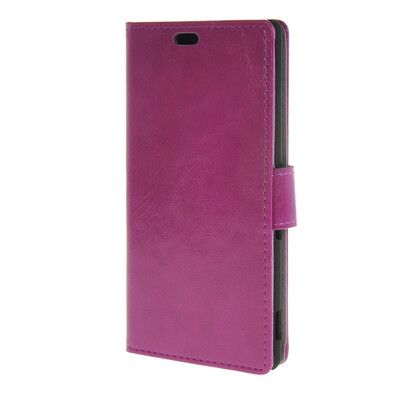 

MOONCASE Smooth PU Leather Flip Wallet Card Slot Bracket Back чехол для Sony Xperia M4 AQUA Purple