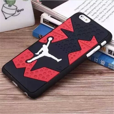 

MITI 3D Jordan Shoe Sole PVC Rubber Case For iPhone 6S PLUS Jumpman 15 Phone Cases Back Cover For iphone6 Plus 5.5 inch