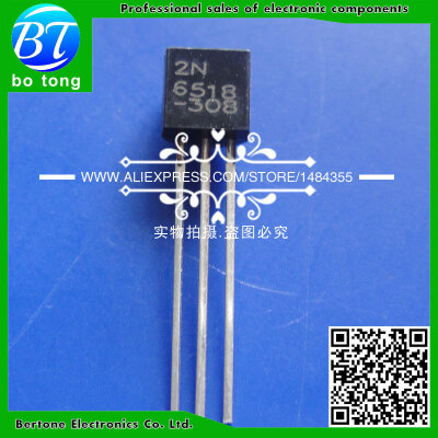 

2N6518 TRANSISTORS PNP 05A 250V TO-92 6518 50pcsbag