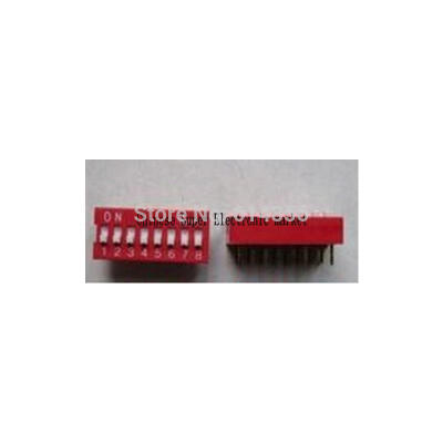 

10pcs 8P 8 Position DIP Switch 2.54mm Pitch 2 Row 16 Pin DIP Switch