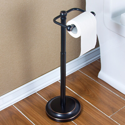 

【Jingdong Supermarket】 Guardian creative bathroom retractable floor paper towel stand vertical roll holder