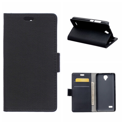 

MOONCASE PU Leather Flip Wallet Card Slot Bracket Back Case Cover for Huawei Y5 Y560