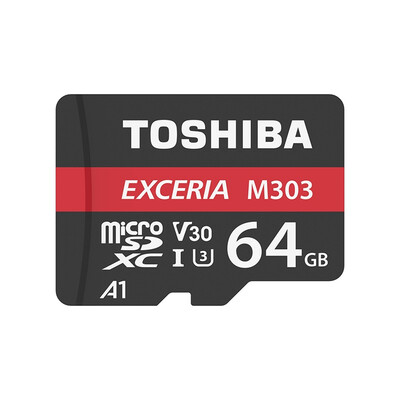 

TOSHIBA 64G TFmicroSD card U3 Class10 A1 V30 4K M303