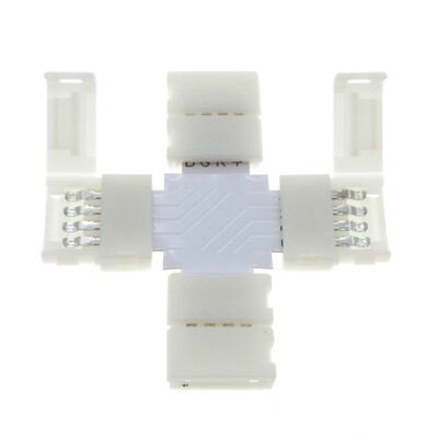 

RGB LED Strip Connector 4pin 10mm L Shape T Shape X Shape Free Welding Connector 5pcslot