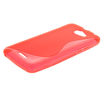 

MOONCASE S-Line Soft Flexible Silicone Gel TPU Skin Shell Back чехол для HTC Desire 516 D516W Red