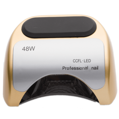 

48W Pro CCFL LED Nail Cure Lamp UV Gel Dryer Light Timer Gel Polish PinkGold