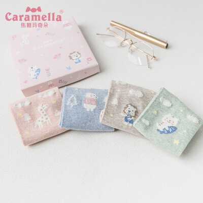 

Caramella socks female boat socks spring&summer thin section shallow mouth cotton socks cute socks Japanese cartoon socks Korean version 513804 animal hug all code