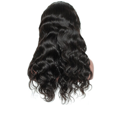 

QDKZJ Body Wave Lace Frontal Wigs For Black Women Glueless Lace Wigs Brazilian Virgin Hair Lace Front Human Hair Wigs Seven