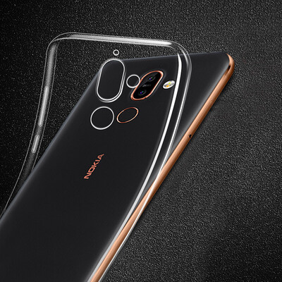 

KOLA Nokia 7Plus Mobile Shell Nokia 7Plus Cover TPU Silicone Transparent Drop Soft Shell
