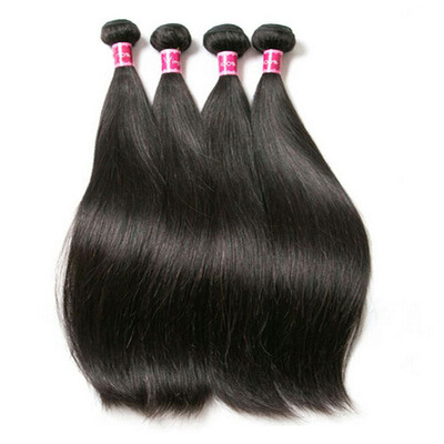 

Doneding Brazilian Virgin Hair Extensions Clip In Straight Human Hair Weft