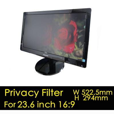 

236 Inch Diagonally Measured Privacy Screen Filter for Widescreen Desktops Computer Monitor Anti Glare