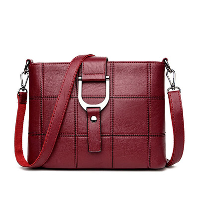 

PU Cuir Femmes Sac À Main Deux Pièces Femelle Épaule Sac Filles Messenger sac Casual Femmes Sac