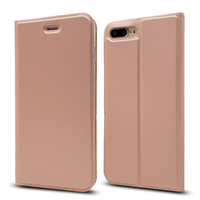 

Роскошный чехол Кошелек для Apple iPhone 7 плюс / 8 плюс высококачественная кожа PU Обложка Kickstand Anti-shock Полная защита