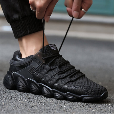

2018 Hot sale fashion Brand Men Casual Shoes Lace Up Comfortable Canvas Shoes For Male Black Gray White Plus Size 39-46