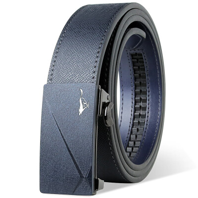 

Seven wolves belt men&39s automatic buckle leather belt men&39s business casual belt wear design 7A728237800-03 blue