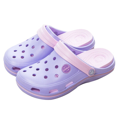 

Cool fun Coqui couple hole shoes garden shoes beach shoes home sandals&slippers purple 37 yards CQ1202