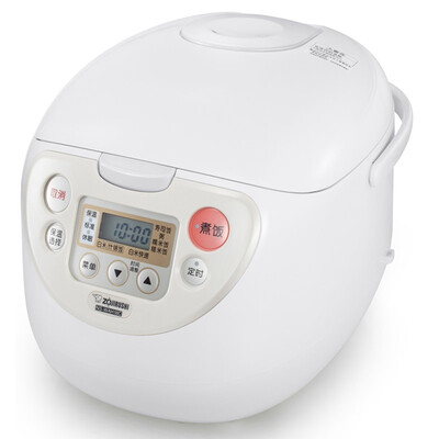 

Слон ZOJIRUSHI Съемная внутренняя крышка Готовая кухонная микрокомпьютер Многофункциональная плита для рисования NS-WAH18C-WD Cool White