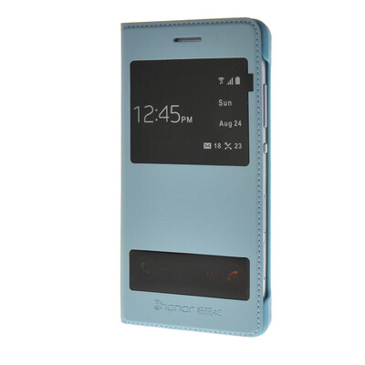 

MOONCASE Window View Design Side Flip Premium PU Leather Case Cover for Huawei Honor 4C