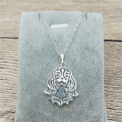 

New Cavalier King Charles Necklace Trendy Style Cavalier King Charles Pendant Necklace Women Fashion Pet Dog Jewellery