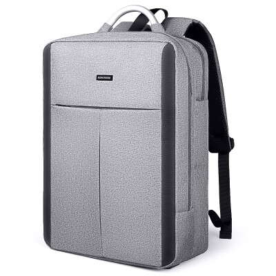 

BOWERBIRD Mens Backpack Business Casual Large Capacity Computer Bag Multifunction Backpack Male 14 Inch 1185090165 Gray