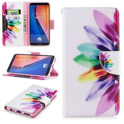 

BEFOSPEY Painting PU LeatherSoft TPU Card Slot Stand Wallet Case For Huawei Mate 10 Lite59"2017