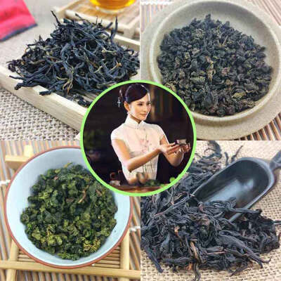 

Отличный вкус 8 Сумки 4 ароматов, включая выпечку Tieguanyin Oolong + Tie Guan Yin + Dahongpao + Lapsang Souchong Black Tea