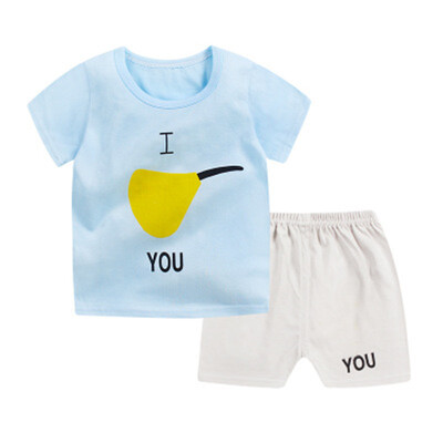

2018 children Autumn Pajamas clothing Set Boys & girls Cartoon Sleepwear Suit Set kids 2-piece baby clothes
