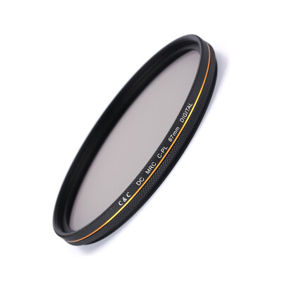 

C & C DC MRC CPL 67mm ultra-thin multi-layer waterproof coating personalized gold ring polarizer pressure dark sky to eliminate reflective