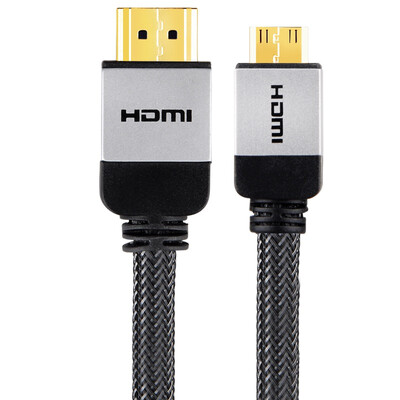 

Fergie Kappa cabos F00350105 mini hdmi turn hdmi line small turn large standard transfer cable Tablet PC HD line 15 m alloy upgrade section