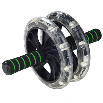 

Keshen KANSOON wheel health abdominal belly round muscle wheel two rounds of healthy abdomen fitness round silent movement fitness training equipment roller PR26 transparent