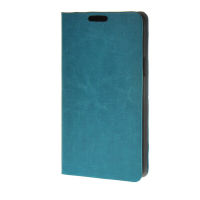 

MOONCASE Leather Side Flip Wallet Card Holder Stand Shell Pouch ЧЕХОЛ ДЛЯ Samsung Galaxy Grand Max G720NO Blue