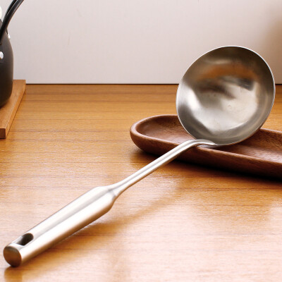 

Jingdong Supermarket Ou Runzhe stainless steel soup spoon fried spoon thick insulation long handle section