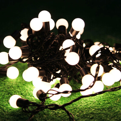 

JULELYS 7M 28 Bulbs Garland LED Lights Decoration For Wedding Christmas Gerlyanda Festoon LED Ball String Lights Home Room Decor