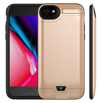 

Для iPhone6 ​​/ 6s / 7/8 Battery Case Портативный тонкий iPhone Зарядное устройство Мобильный защитный чехол (4.7 дюйма) 5000mAh Power Bank