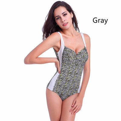 

The new waist color combination of the two sides was thin super gathered chest large size one-piece swimsuit